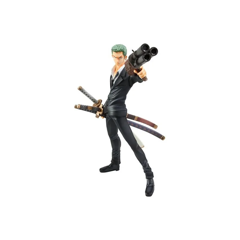 MegaHouse Roronoa Zoro Pop One Piece Strong Edition Zoro Ver. 2 Scale Figures 19cm-2