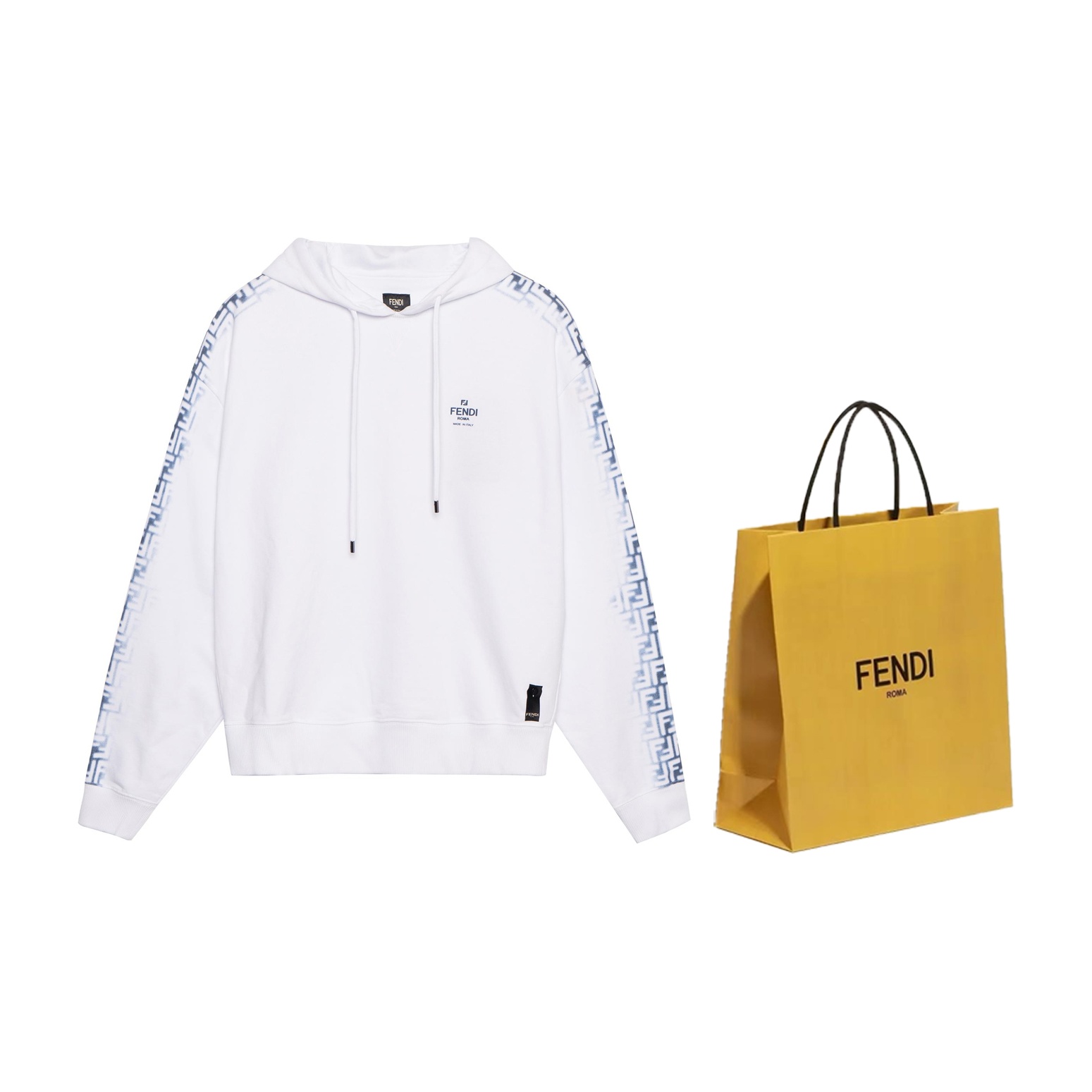 FENDI Sweatshirts Men White POIZON