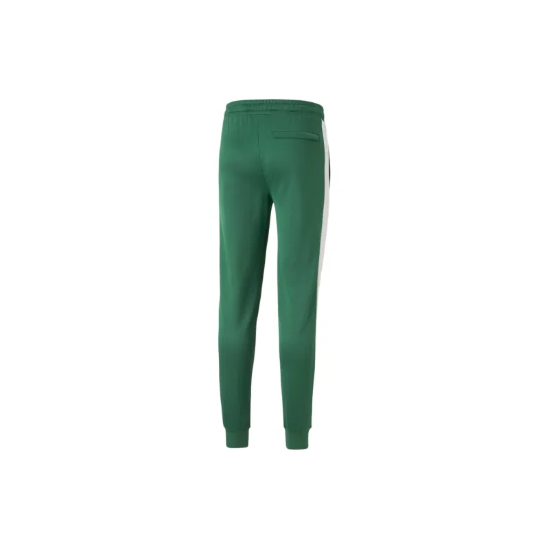 PUMA T7 Iconic Track Knitted Sports Pants Men's Rattan Color-1