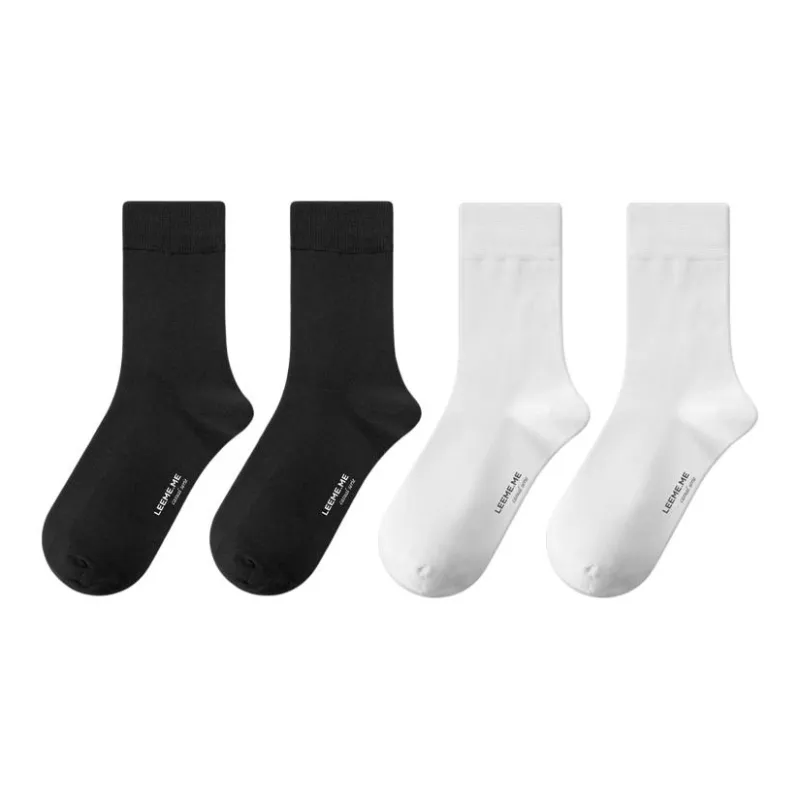 LEEME.ME Mid Calf Socks Men's 4 Pack-1