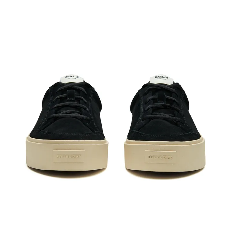EQLZ EQUALIZER Fault 23 Lo Anti Slip Wear Resistant Low Top Skateboard Shoes Unisex Ghost Black-4