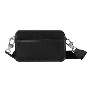 GUCCI GG Canvas With Leather Trim Canvas Bag Camera Bag Shoulder Bag Crossbody Bag Mini Men's Black