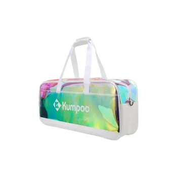 KUMPOO Badminton Racket Bags 6 Pcs Pack Fashion Trend Shoulder Bag Dazzling Color Unisex Individual Shoe Compartment