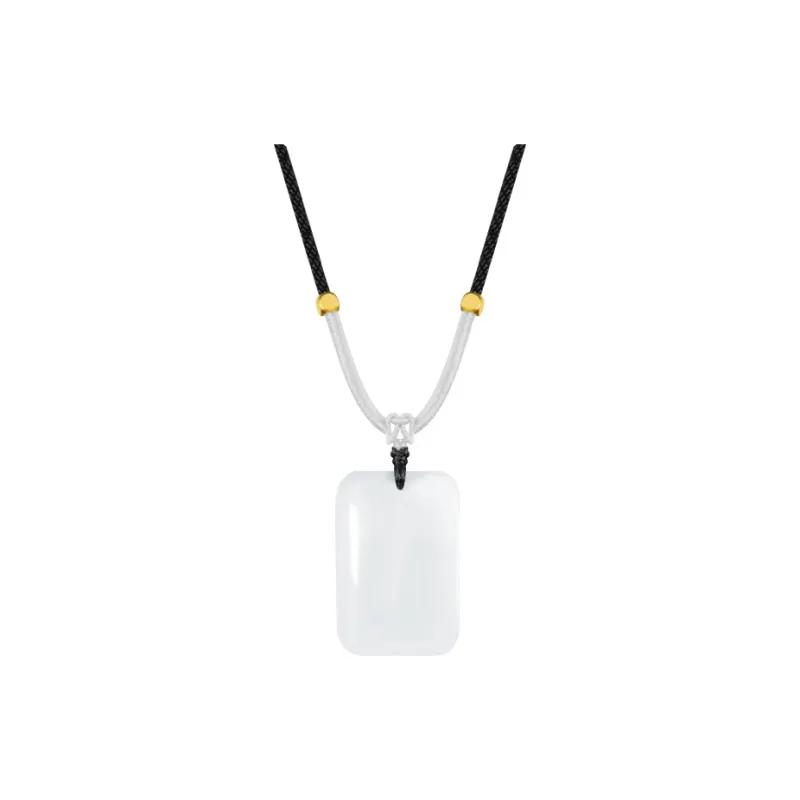 YUOFFICIAL Chalcedony Necklaces Unisex-11