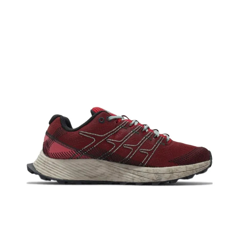 MERRELL Moab Flight Wear-resistant And Lightweight Low-Top Outdoor Shoes Women's Dark Red-1