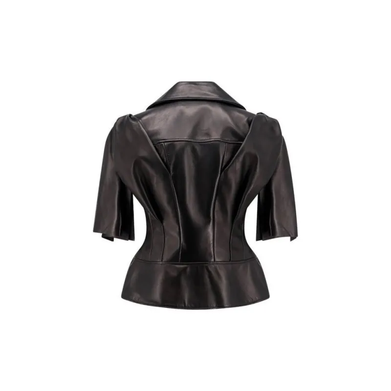 Alexander McQueen Short Sleeved Zipped Jacket-1