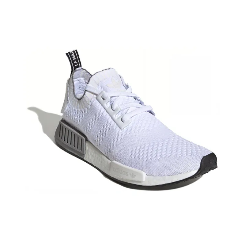 Adidas Originals Nmd R1 Running White Grey Three-2