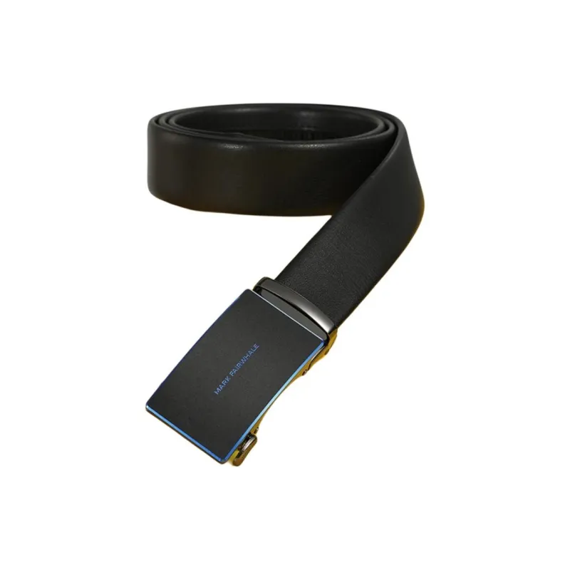 FAIRWHALE Cow Leather Automatic Buckle Pants Belt Leather Belts Men's Width  3.5cm-0