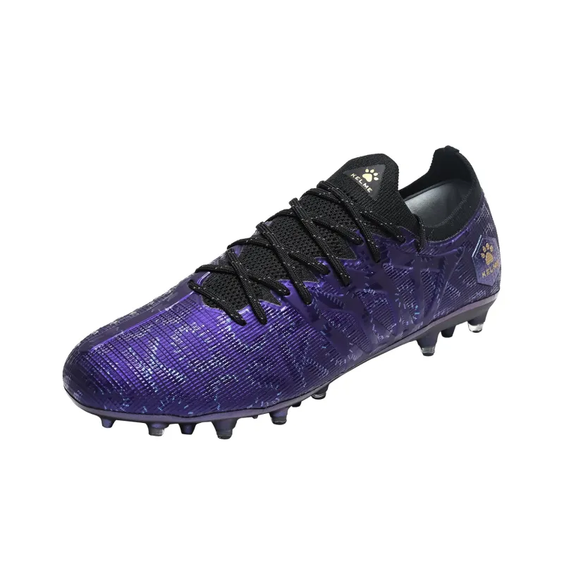 KELME Speed Electric 3.0 MG Rubber Short Studs Anti Slip Wear Resistant Soccer Shoes Unisex Dark Purple-2