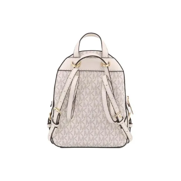MICHAEL KORS Jaycee PVC Backpack Mini Women's Light Cream-4