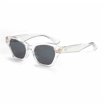 MORTON MUNCH Plate Frame Irregular Shape Sunglasses Men's