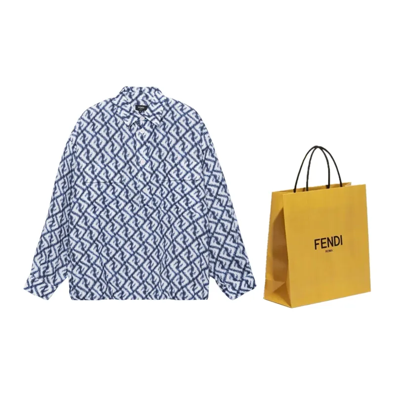 FENDI Buttoned Long Sleeved Shirt-2
