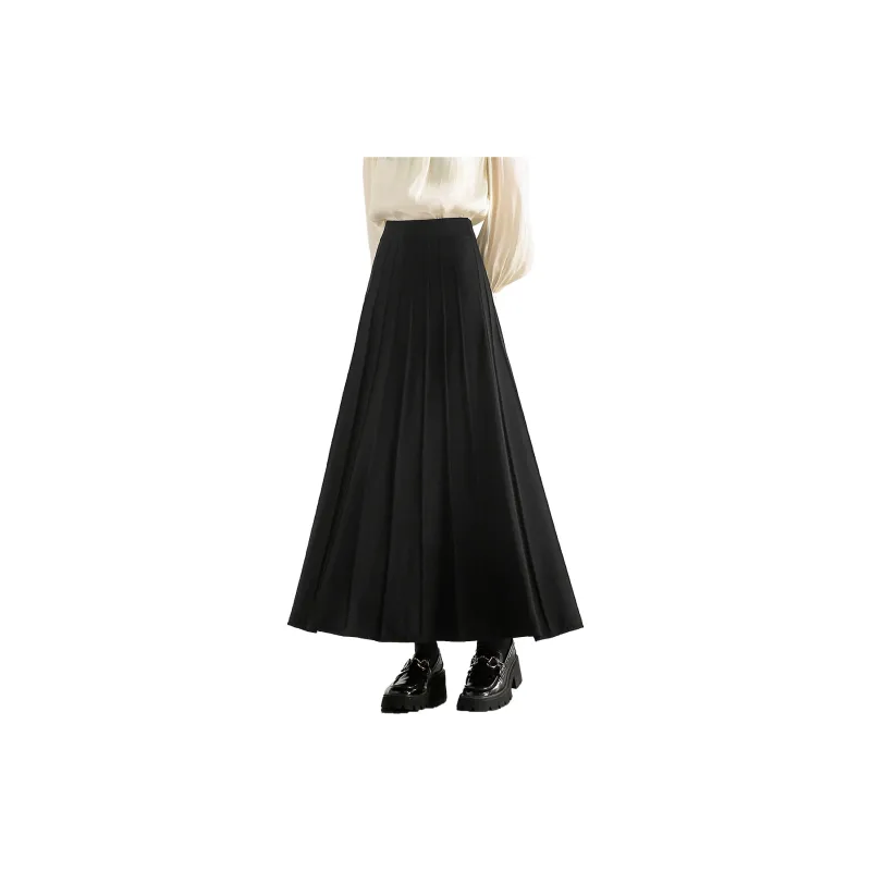 SENTUBILA Long Skirt Women's Classic Black-1