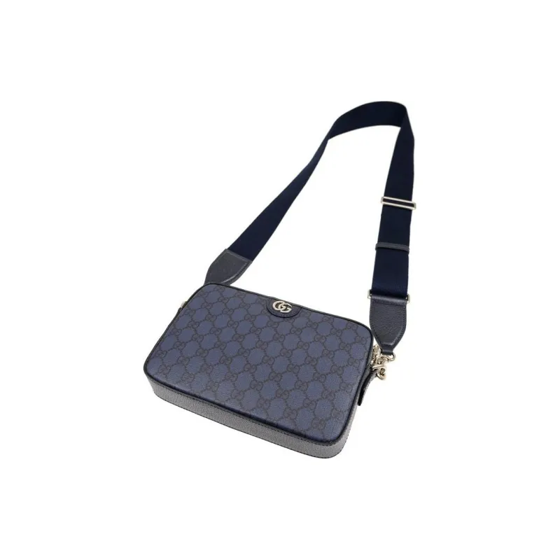 GUCCI Ophidia Canvas With Leather Trim Canvas Bag, Crossbody Bag, Shoulder Bag Men's-3