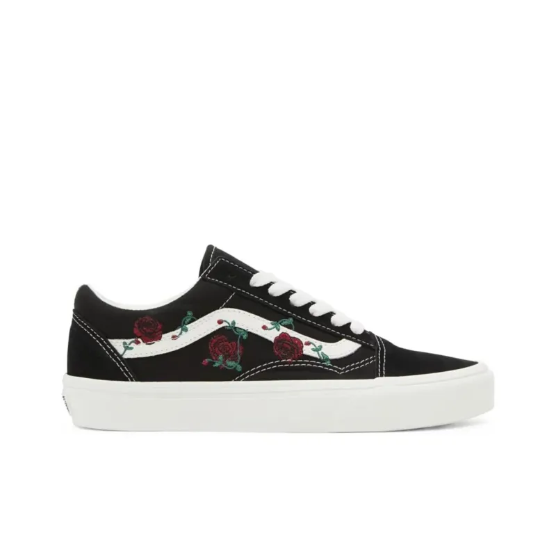 Vans Old Skool 'Black White Floral' Women's-1