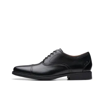 Clarks Dress Shoes Men Low Top Black