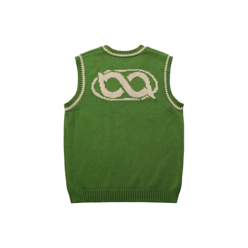BIPOLAR Tank Top Knitwear Unisex Light Gray Green-3