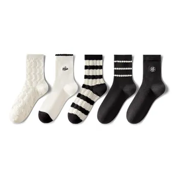 NAIER Mid Calf Socks Women's 5 Pack
