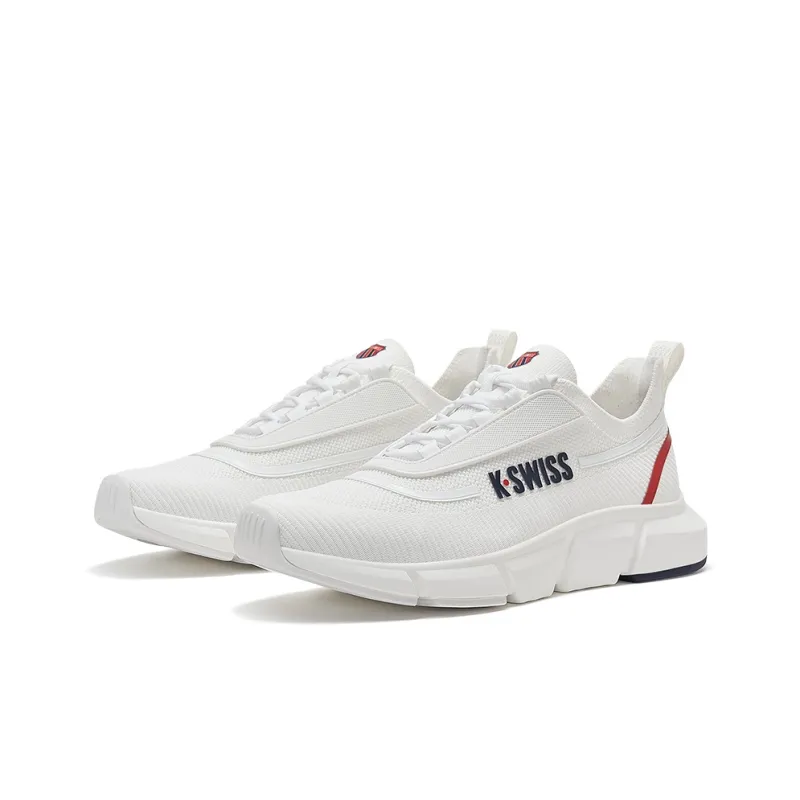 KSWISS Slip Resistant And Breathable Low Top Running Shoes Women's White-3