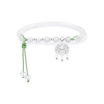 MOLADY Chalcedony Jade Bracelets Women's
