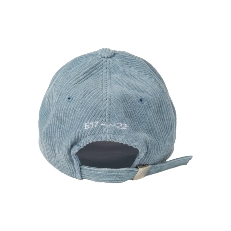 Emis Cotton, Corduroy Baseball Caps Unisex Blue-2