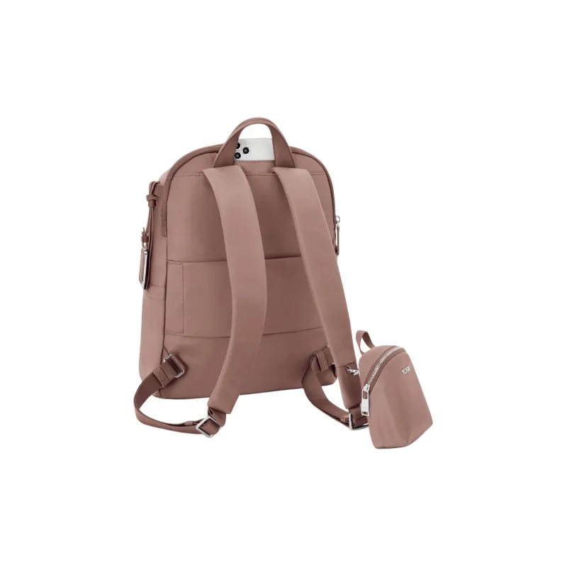 TUMI Nylon Backpack Women's Pink-4