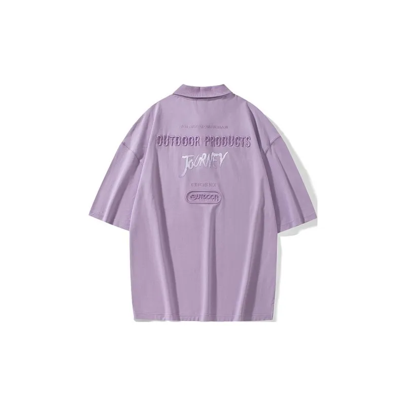OUTDOOR PRODUCTS Polo Shirt Unisex Lilac-1