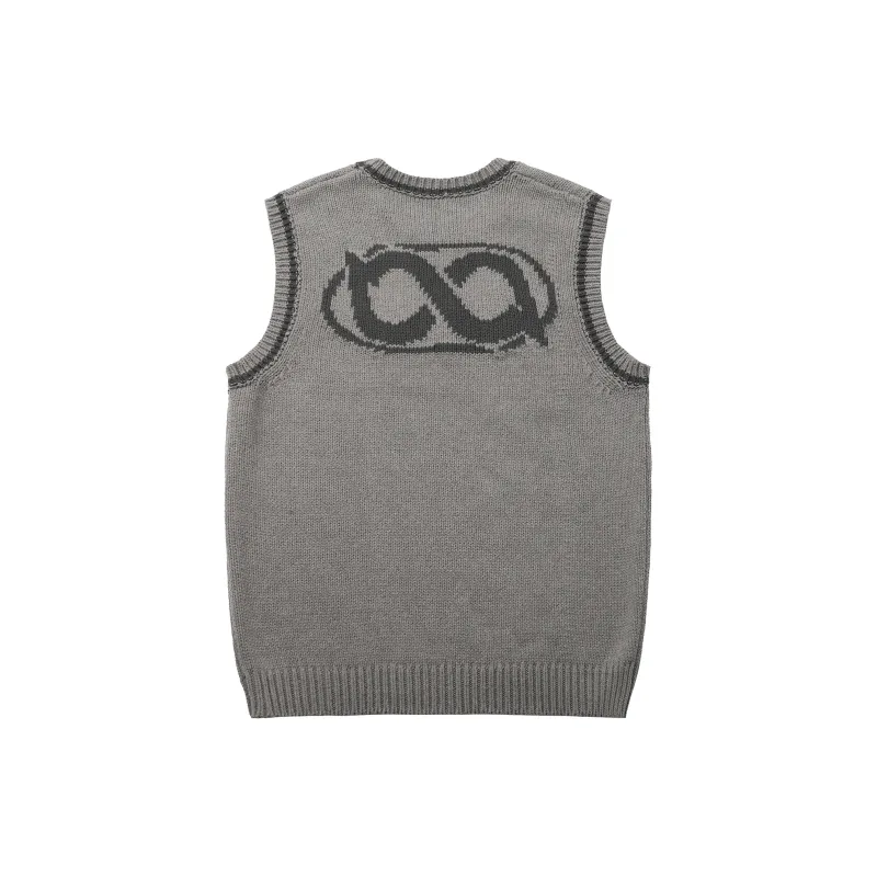 BIPOLAR Tank Top Knitwear Unisex Light Gray Green-1