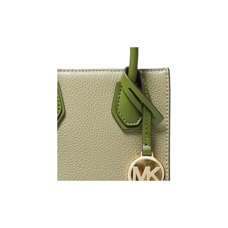 MICHAEL KORS Mercer Cow Leather Trunk Bag Handbag Shoulder Bag Crossbody Bag Mini Women's Avocado Green-2