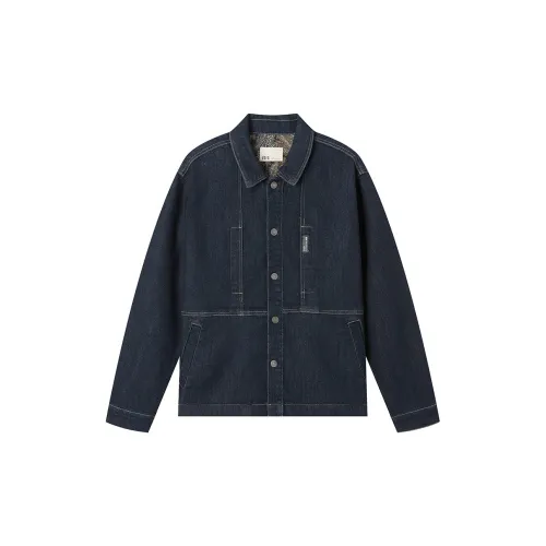 RIVER STONE Denim Jackets Men Denim Blue