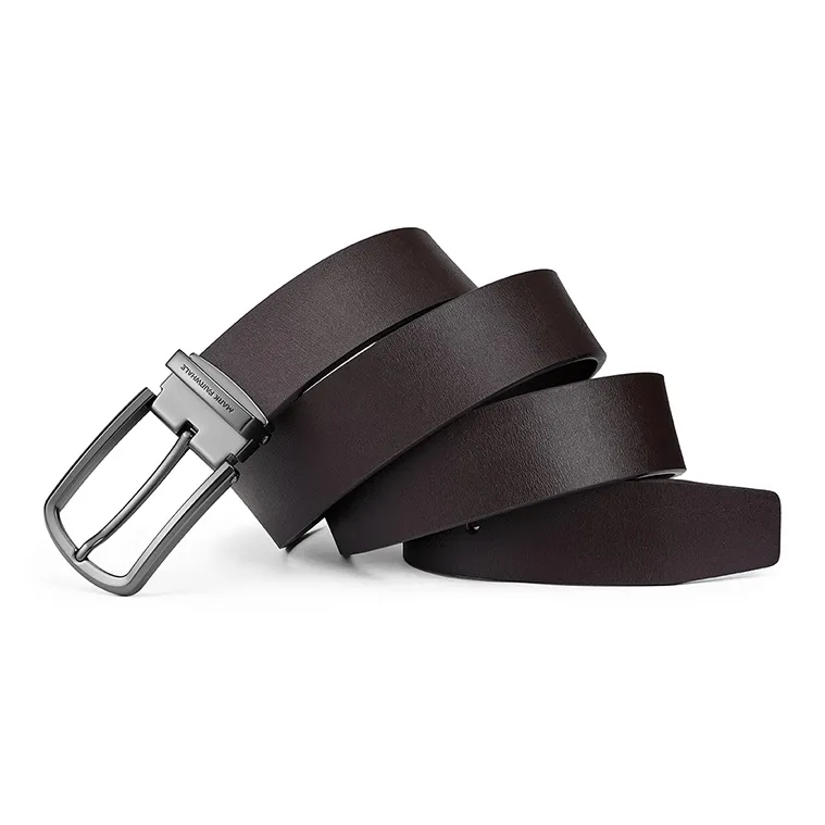 FAIRWHALE Minimalist Style Fashion Vintage Pin Buckle Belt Men's Width 3.5CM-1