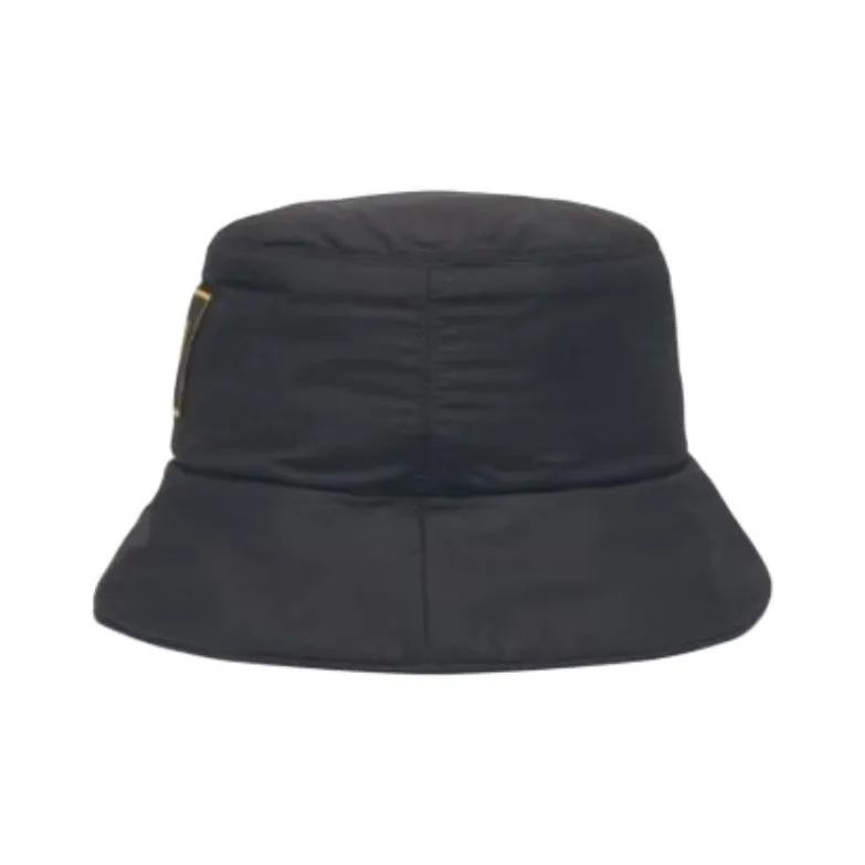FENDI   Bucket Hats Unisex Black-2