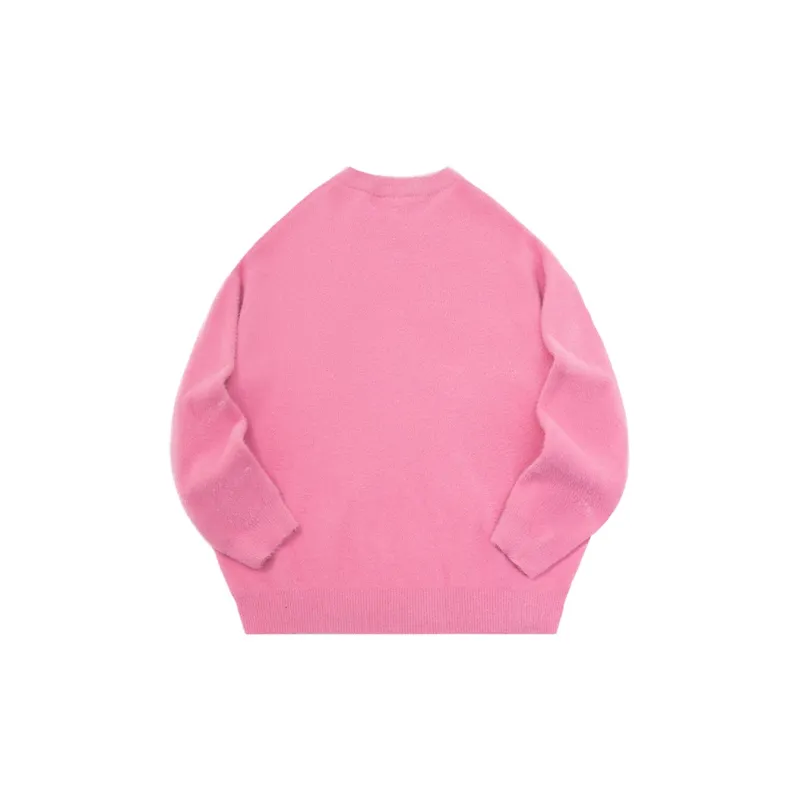 Suamoment Knitted Fabric Tops Unisex-1