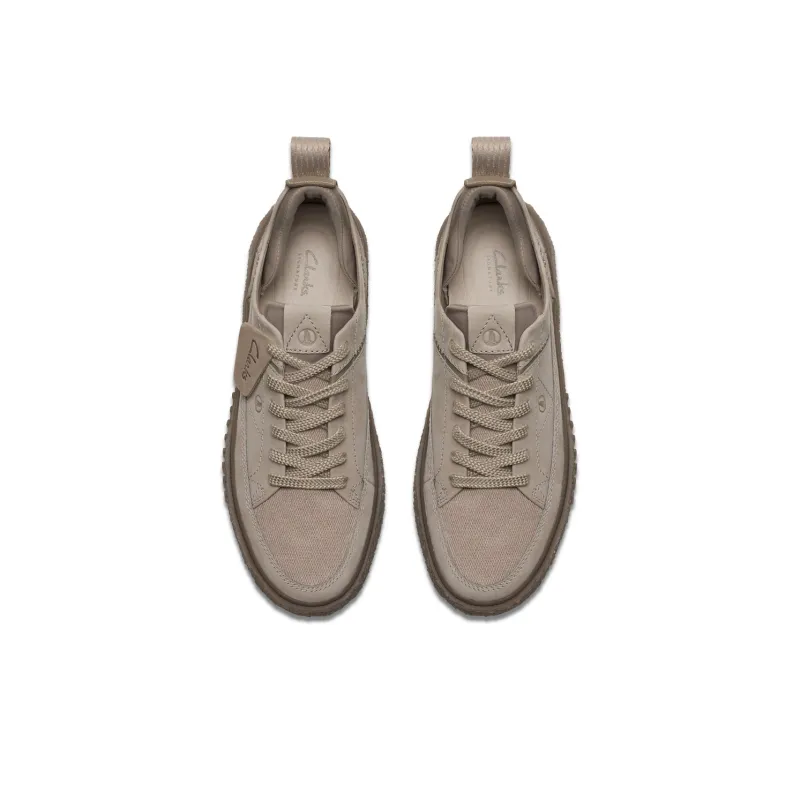 Clarks Low Top Skateboard Shoes Men's Gray-2