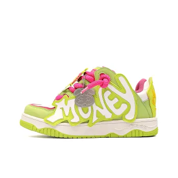 Money Tutu x MR.PESIN Slip Resistant Breathable Low Top Skateboard Shoes Unisex Green