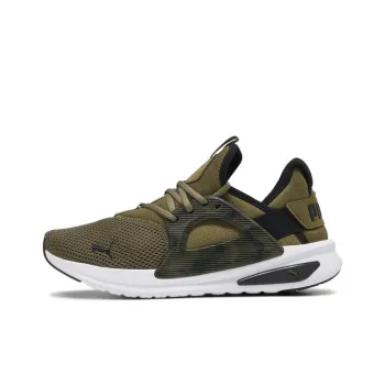 PUMA Enzo Shock Absorbers With Slip Resistant Features Low Top Running Shoes Unisex Green