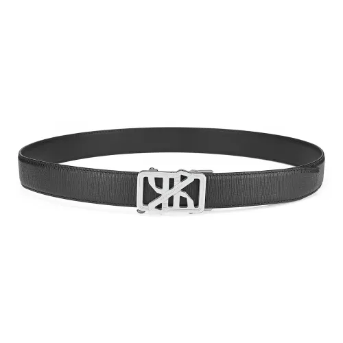 ROBERTA DI CAMERINO Cow Leather Belts Men's Black 3.5cm