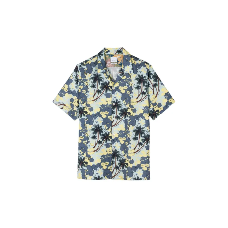 Paul Smith Allover Graphic Printed Short Sleeved Shirt-1