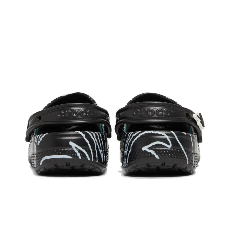 Crocs Ron English X Classic Clog 'Party Animals - Zebra Black'-3