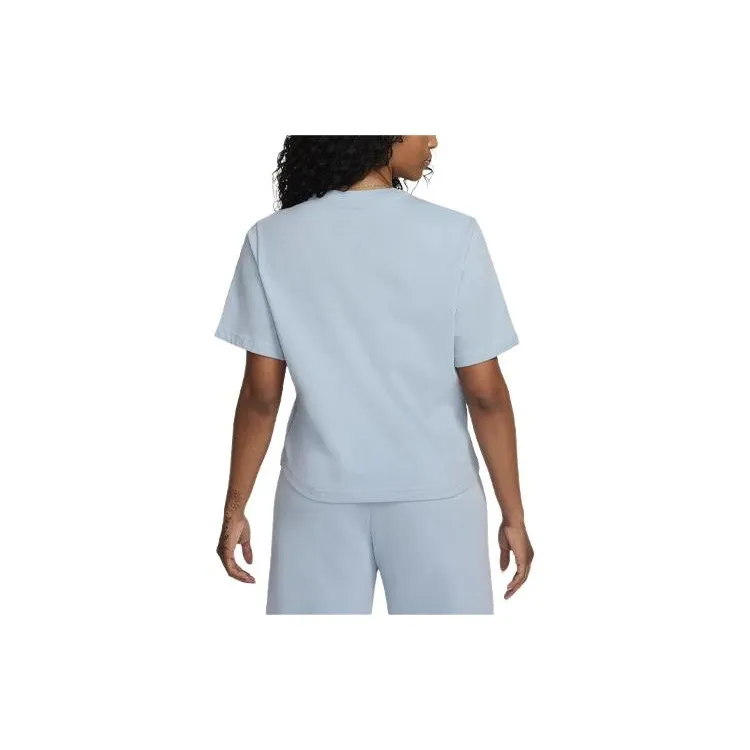 Nike Sportswear Essentials Series T-Shirt Women's Light Shell Blue-1