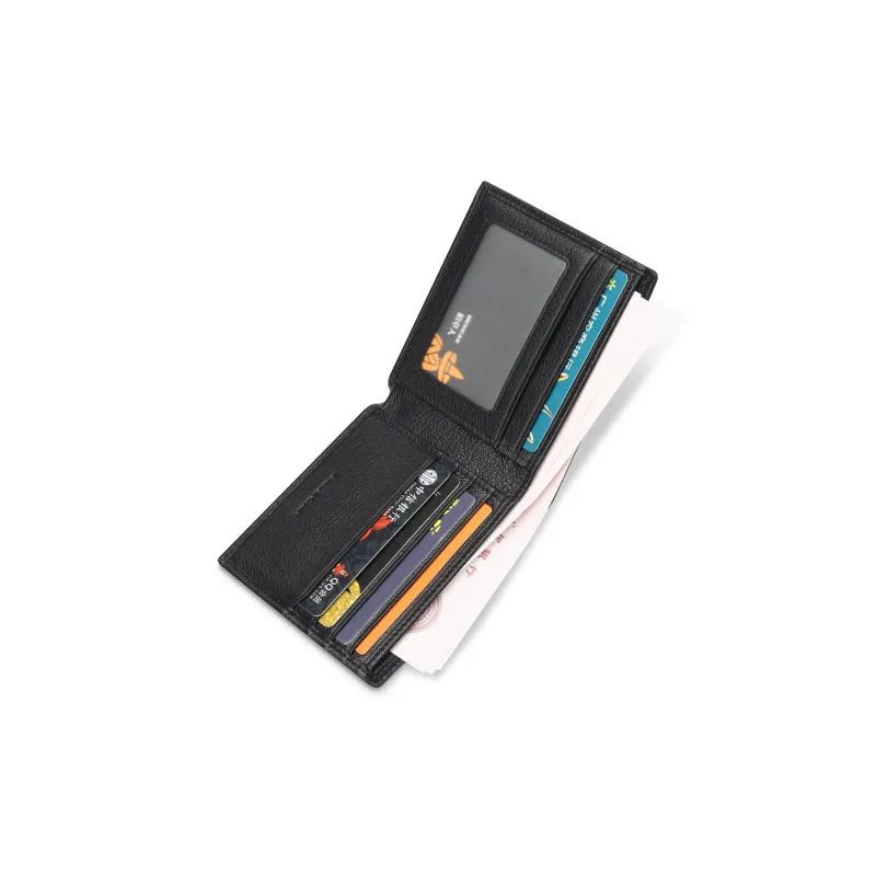 MEXICAN Sheepskin Wallet Regular Men's Black-4