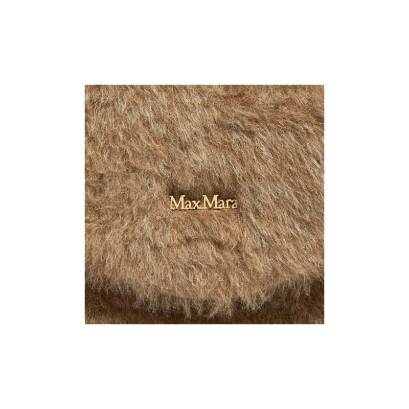 MaxMara Alpaca Clutch Women's Dove Color-3
