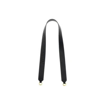 JIL SANDER Smooth Leather Shoulder Strap Bag Strap Women's Black