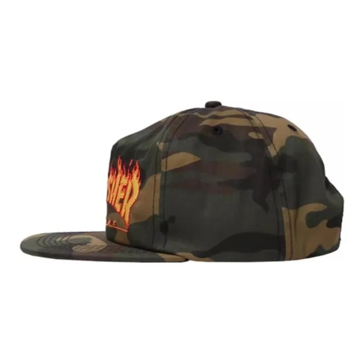 Thrasher Cotton Polyester Baseball Caps Unisex Camouflage-2