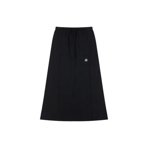 GOOD BAI SS24 Casual Long Skirts Women's Black