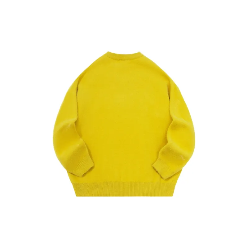 Suamoment Knitted Fabric Tops Unisex-5