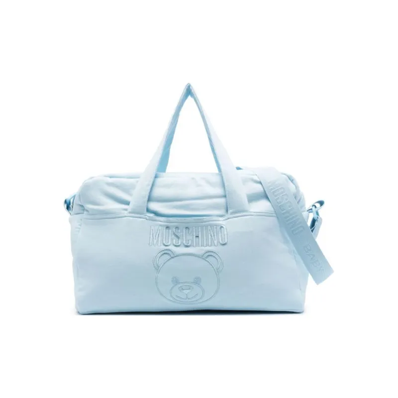 MOSCHINO Kids Teddy Bear-embroidered Changing Bag-0
