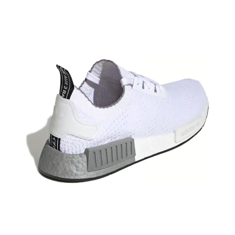 Adidas Originals Nmd R1 Running White Grey Three-3
