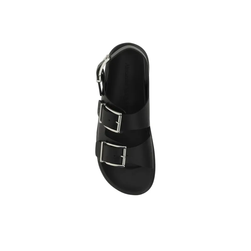 Alexander McQueen Double Buckled Sandals-3