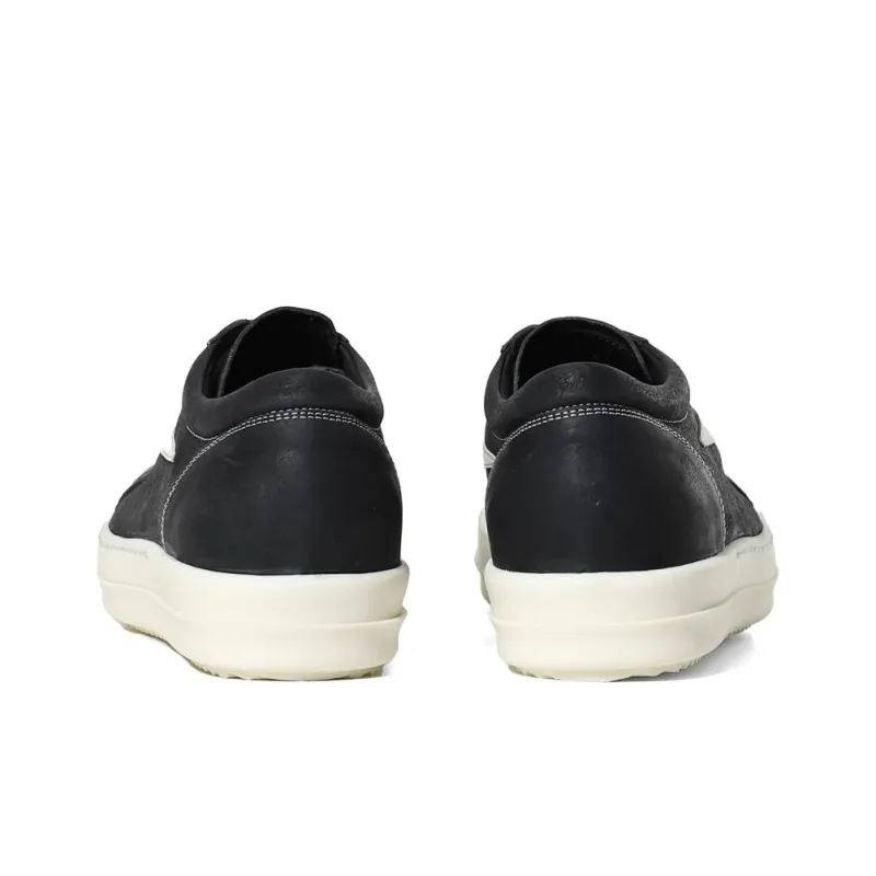 RICK OWENS Lidor Vintage Sneaks Black Milk-4